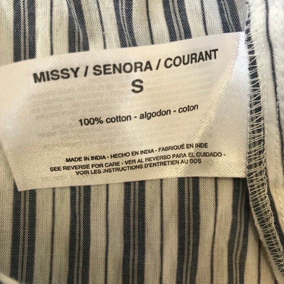 Striped Cold Shoulder Top - Picture 7 of 7